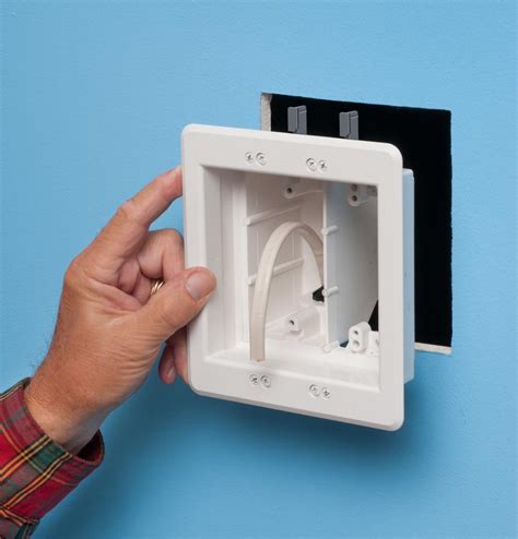 arlington electrical tv boxes|recessed tv outlet box.